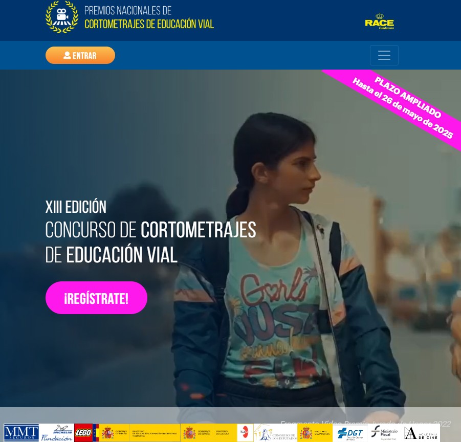 Ampliado el plazo Premios Nacionales de Cortometrajes de Educación Vial