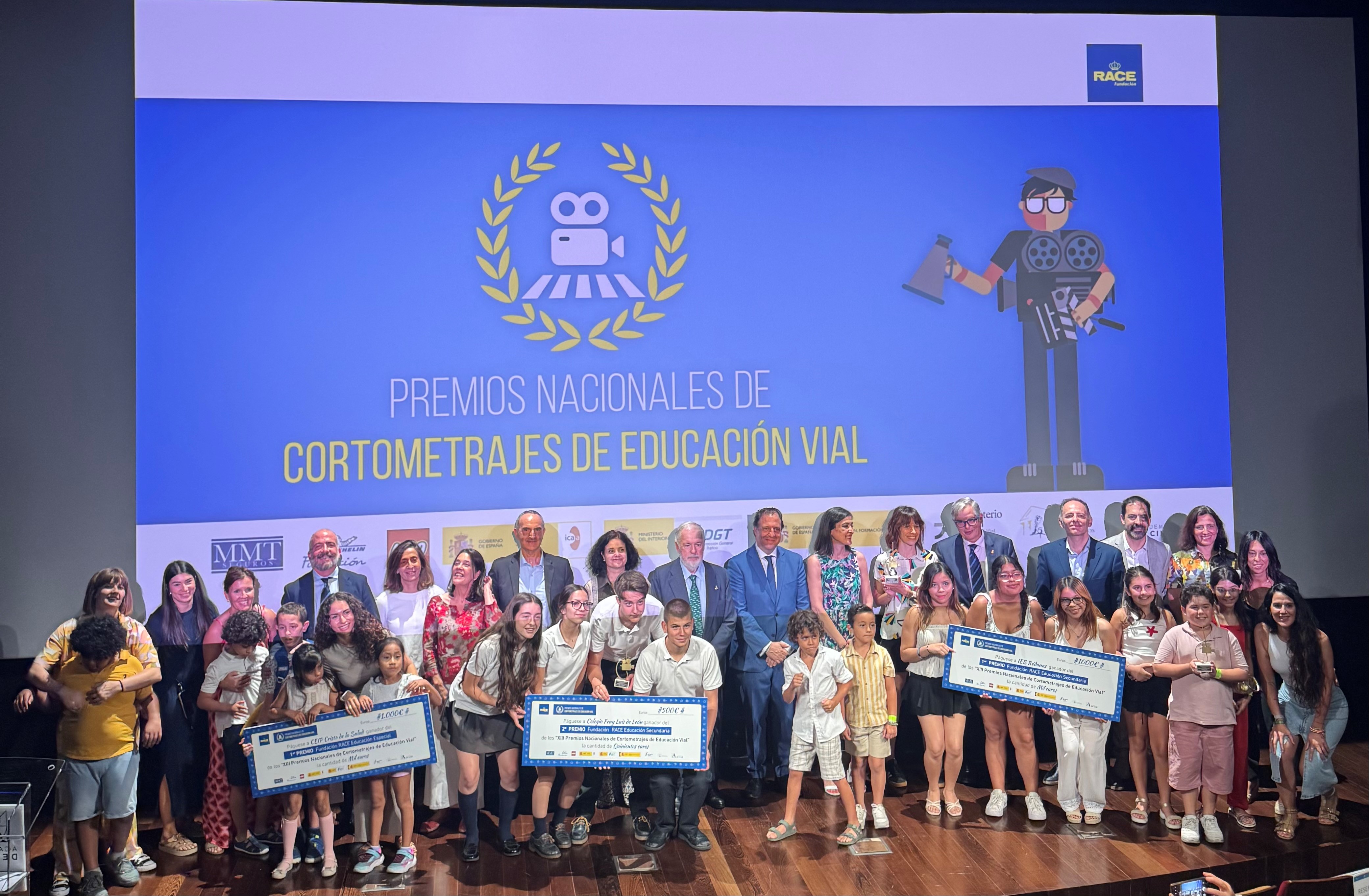 Entrega de los Premios Nacionales de Cortometrajes de Educación Vial